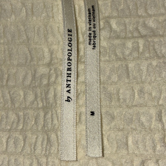 Anthropologie Smocked Bell-Sleeve Top Ivory Women’s Sz M. EUC - Picture 12 of 12